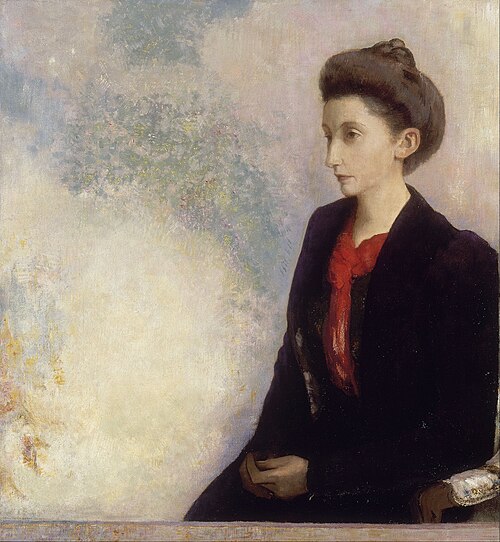 Baronne Robert de Domecy, 1900, Odilon Redon
