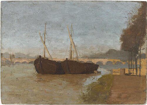 Les Quais à Bordeaux, 1900, Odilon Redon
