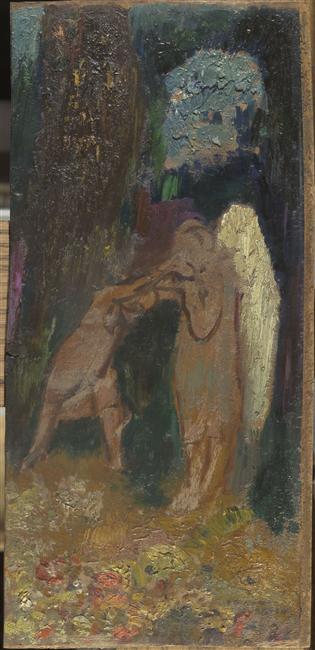 Lutte de Jacob avec l'Ange, 1910, Odilon Redon