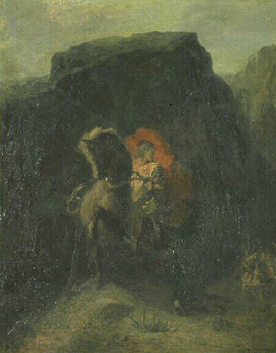 Roland à Ronceveaux, 1862, Odilon Redon