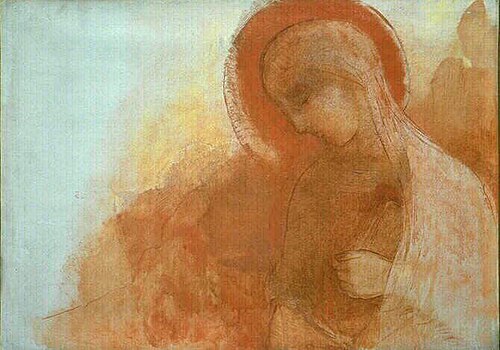 Vierge, 1916, Odilon Redon