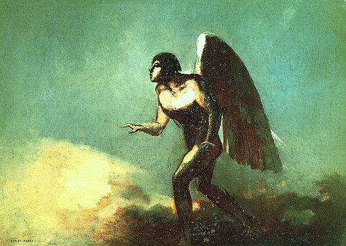 L'Homme ailé, 1890, Odilon Redon