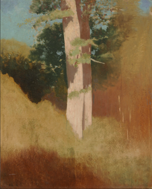 Trees in the Blue Sky, 1883, Odilon Redon