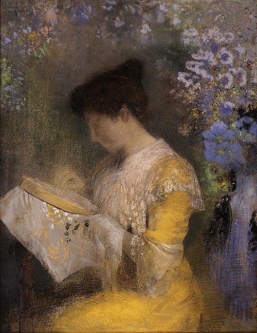 Madame Arthur Fontaine (Marie Escudier), 1901, Odilon Redon