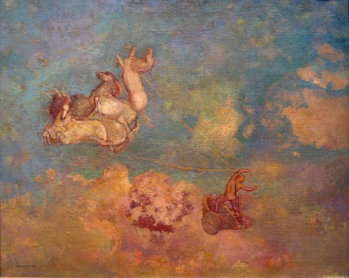 Le Chariot d'Apollon, 1905, Odilon Redon