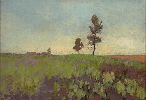 Les Landes à Peyrelebade, 1885, Odilon Redon