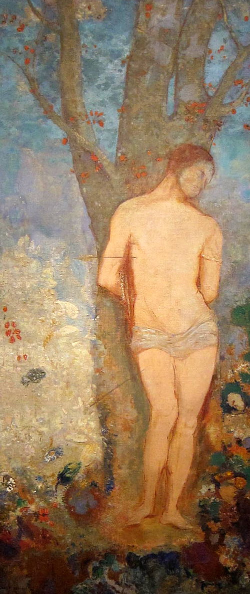 Saint Sebastian, 1910, Odilon Redon