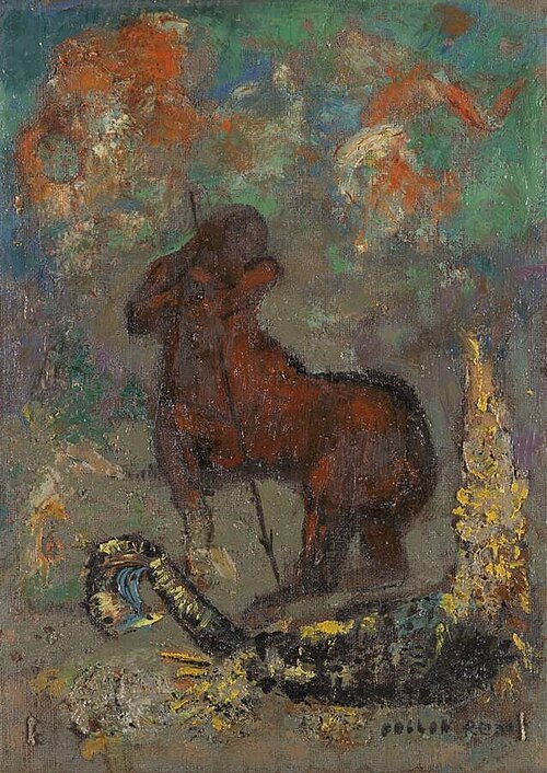 Le centaure et le dragon, , Odilon Redon