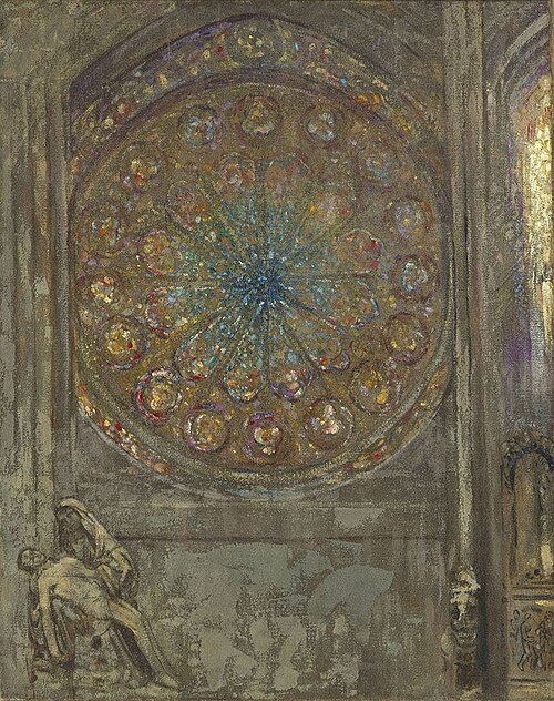 Die Kathedrale, 1914, Odilon Redon