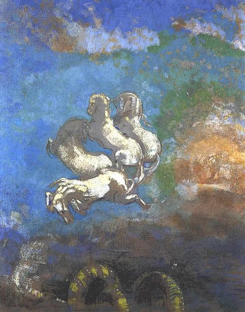 Le char d'Apollon, 1910, Odilon Redon