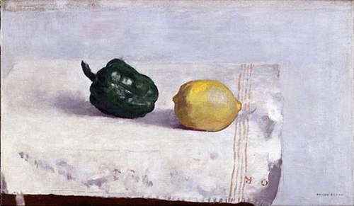 Citroen en paprika, 1901, Odilon Redon