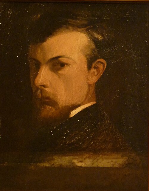 Mon portrait, 1867, Odilon Redon