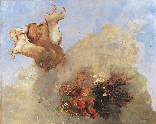 Quadrige, le char d’Apollon, 1909, Odilon Redon