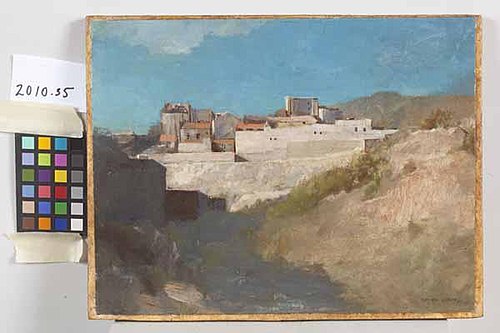 Paysage, 1872, Odilon Redon