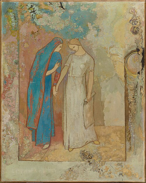 Initiation to Study—Two Young Ladies, 1905, Odilon Redon