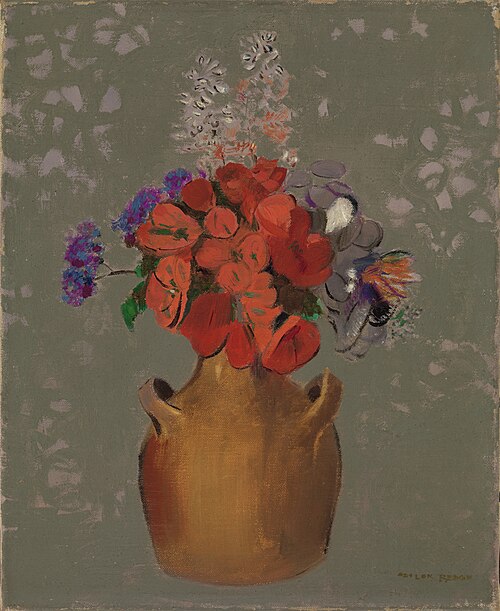 Vase of Flowers, 1904, Odilon Redon