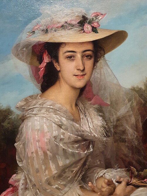 Portrait de Joséphine Berthault, 1876, Jules-Eugène Lenepveu