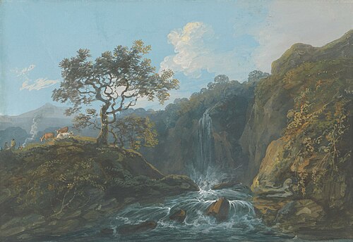 Day - Landscape with Rapids and Cattle, , John Laporte