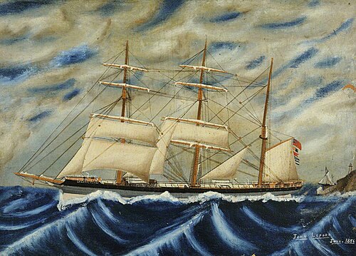 The barque General Picton, 1886, John Laporte