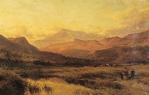 In the Lledr Valley, 1873, John Syer