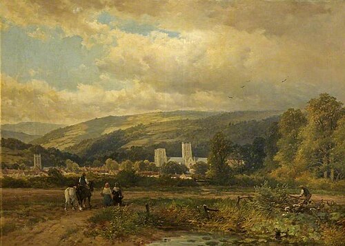 Wells Cathedral, Somerset, 1880, John Syer