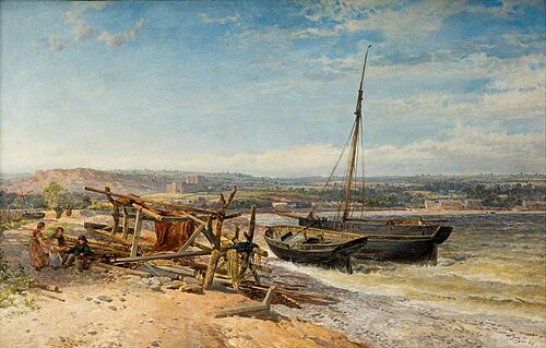 Estuary Scene, , John Syer