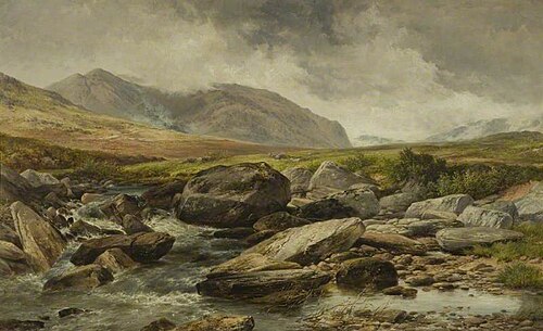 Mountainous Landscape, , John Syer
