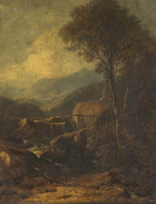 Watermill, , John Syer