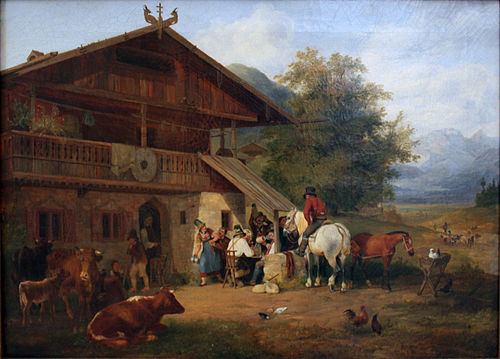Happy homecoming, 1837, Sebastian Habenschaden