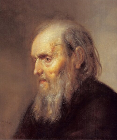Portrait of an unknown old man, 1632, Franchoys Elout