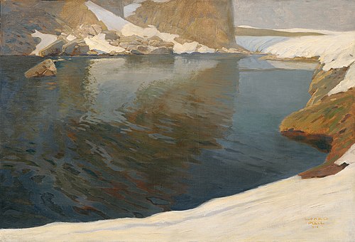 Bergsee, 1913, Alfred Poell