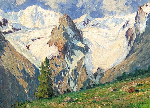 Die Nashornspitze bei Trafoi, , Carl Arp