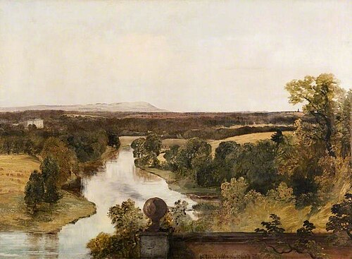 View from the Roman Camp at Dalzell near Hamilton, 1835, Horatio McCulloch
