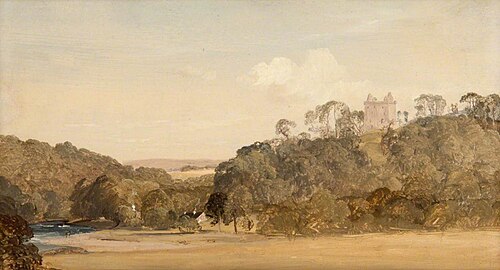 Newark Castle, Morning, 1840, Horatio McCulloch