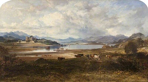 Dunstaffnage Castle, 1854, Horatio McCulloch