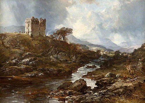 Kinlochaline Castle, Morvern, 1855, Horatio McCulloch