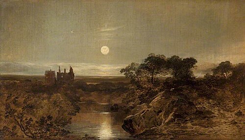 Dean Castle by Moonlight, , Horatio McCulloch