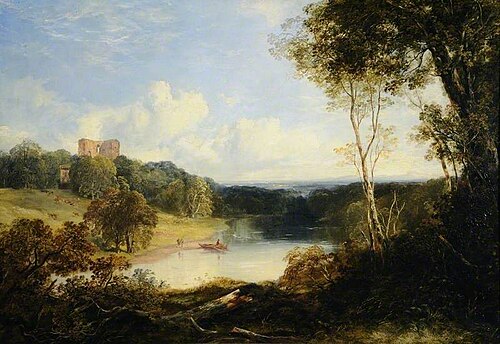 Newark Castle Overlooking the Yarrow, , Horatio McCulloch