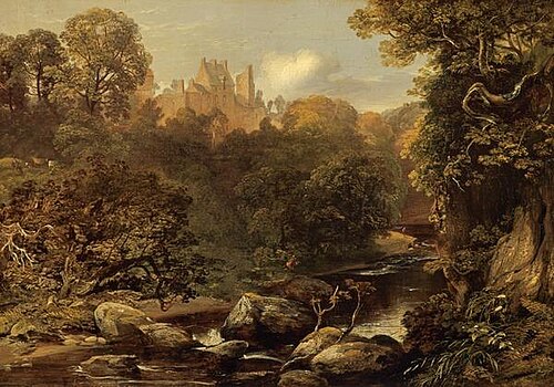 Rosslyn Castle, 1843, Horatio McCulloch