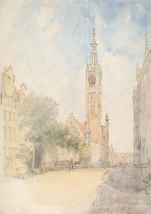 The Town Hall, Danzig, , Alfred Gomersal Vickers