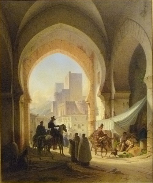 Gates at Alcala la Real, 1897, Wilhelm Gail