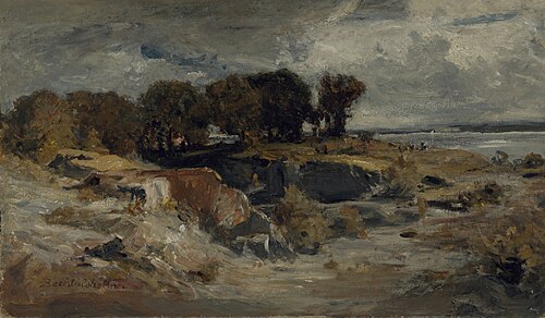 Quarry near Kelheim, 1882, Gustav Bechtolsheim