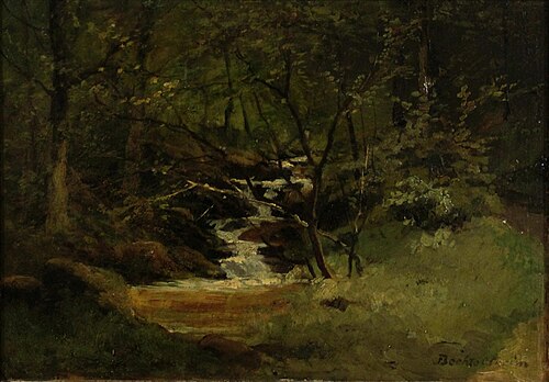 Forest brook, , Gustav Bechtolsheim