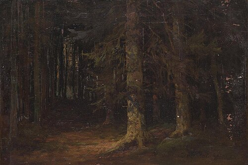 Forest interior, , Gustav Bechtolsheim