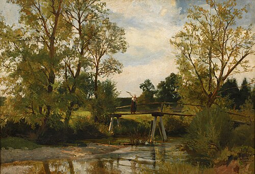 Sommerlandschaft, , Gustav Bechtolsheim