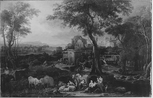 Große Landschaft, 1716, Jan Joost van Cossiau