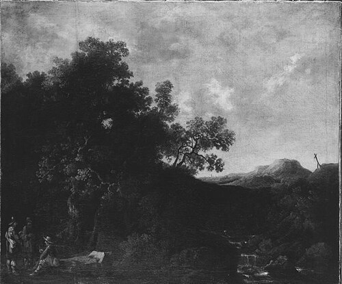 Waldige Landschaft, 1698, Jan Joost van Cossiau