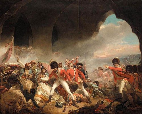 The Last Effort and Fall of Tippoo Sultan, 1800, Henry Singleton