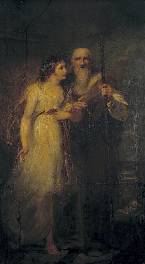 Manto and Tiresias, 1792, Henry Singleton