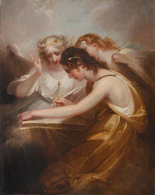 Recording Angels, 1812, Henry Singleton